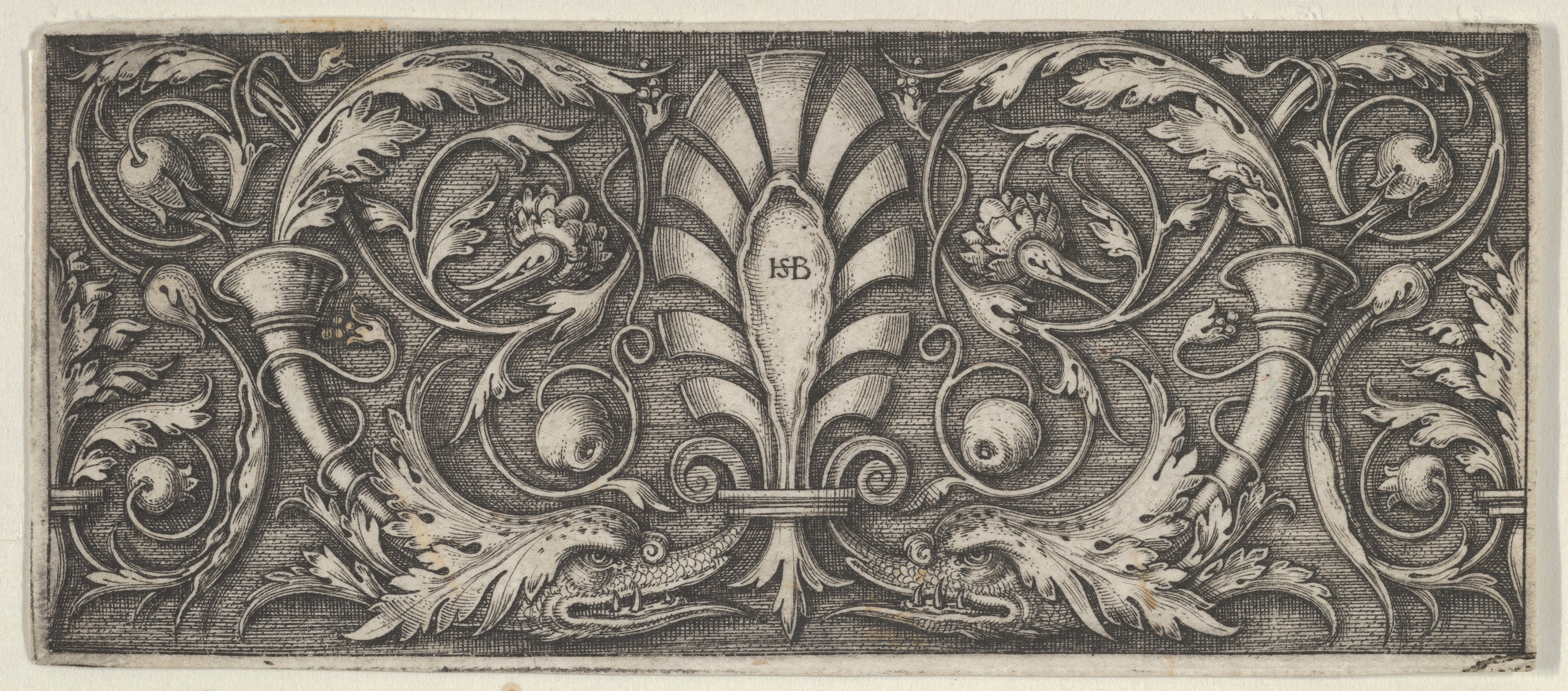 Vintage Decorative Ornament Engraving