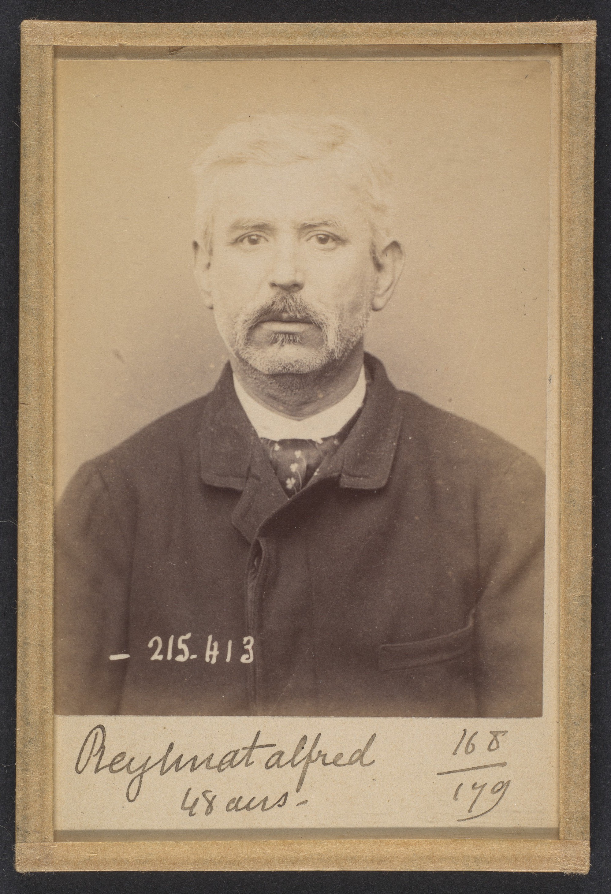 Vintage Portrait of Alfred Reymat