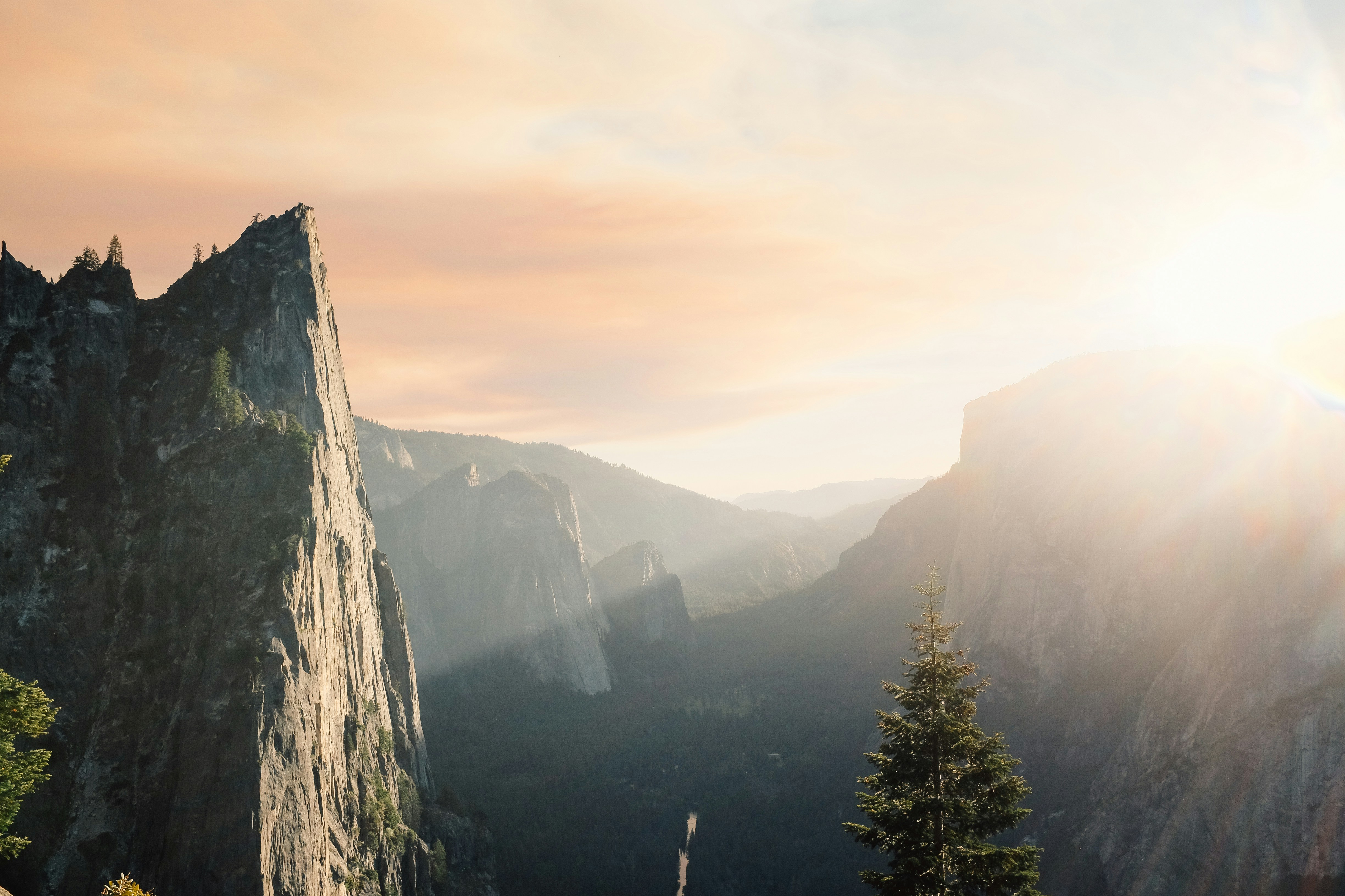Sunrise Over Yosemite Valley
