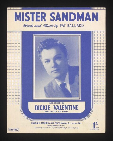 Mister Sandman Vintage Sheet Music Cover