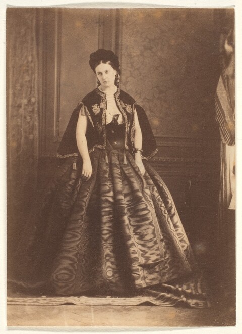 Vintage Studio Portrait of Victorian Woman