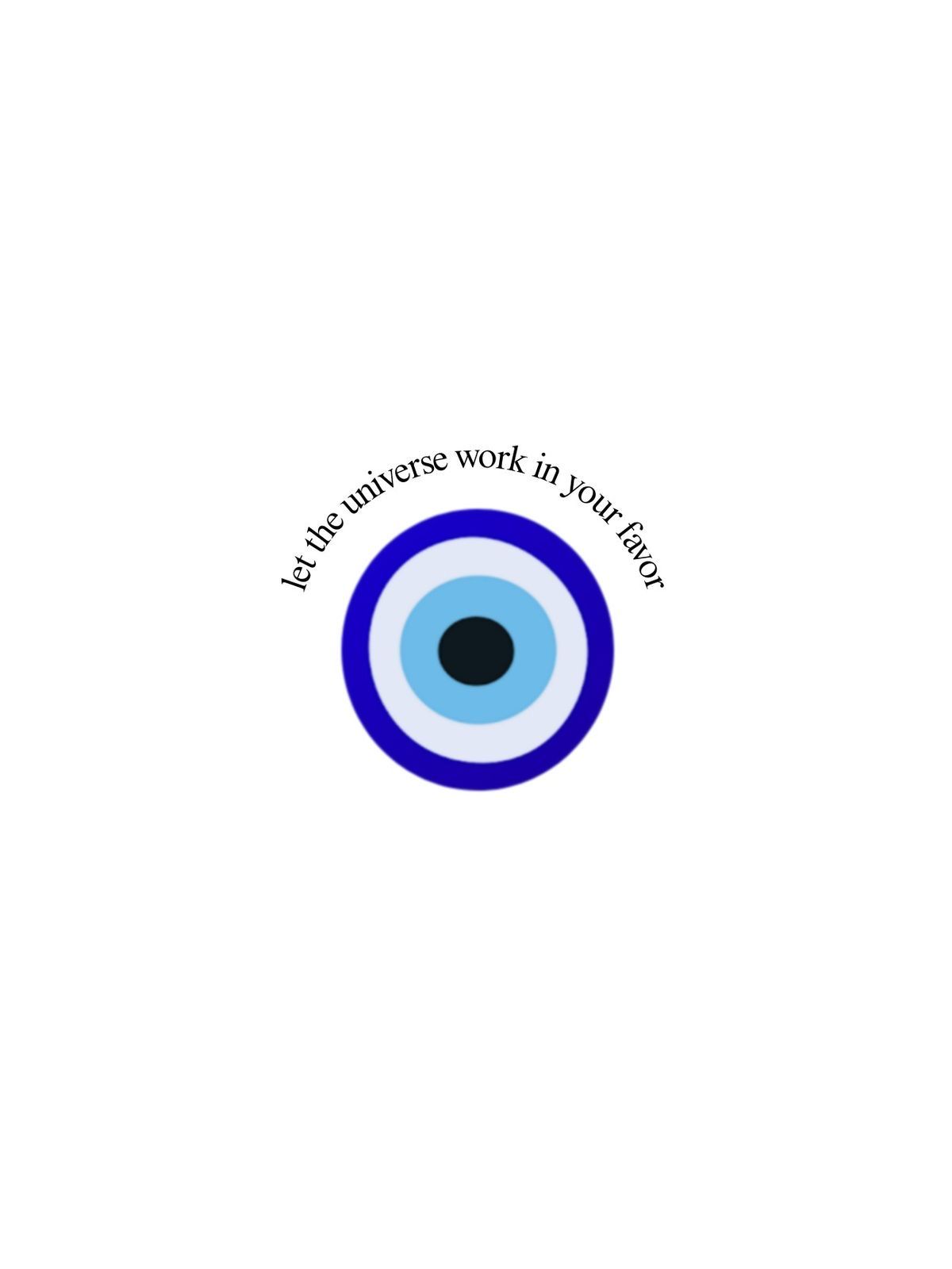 Evil Eye Affirmation Art