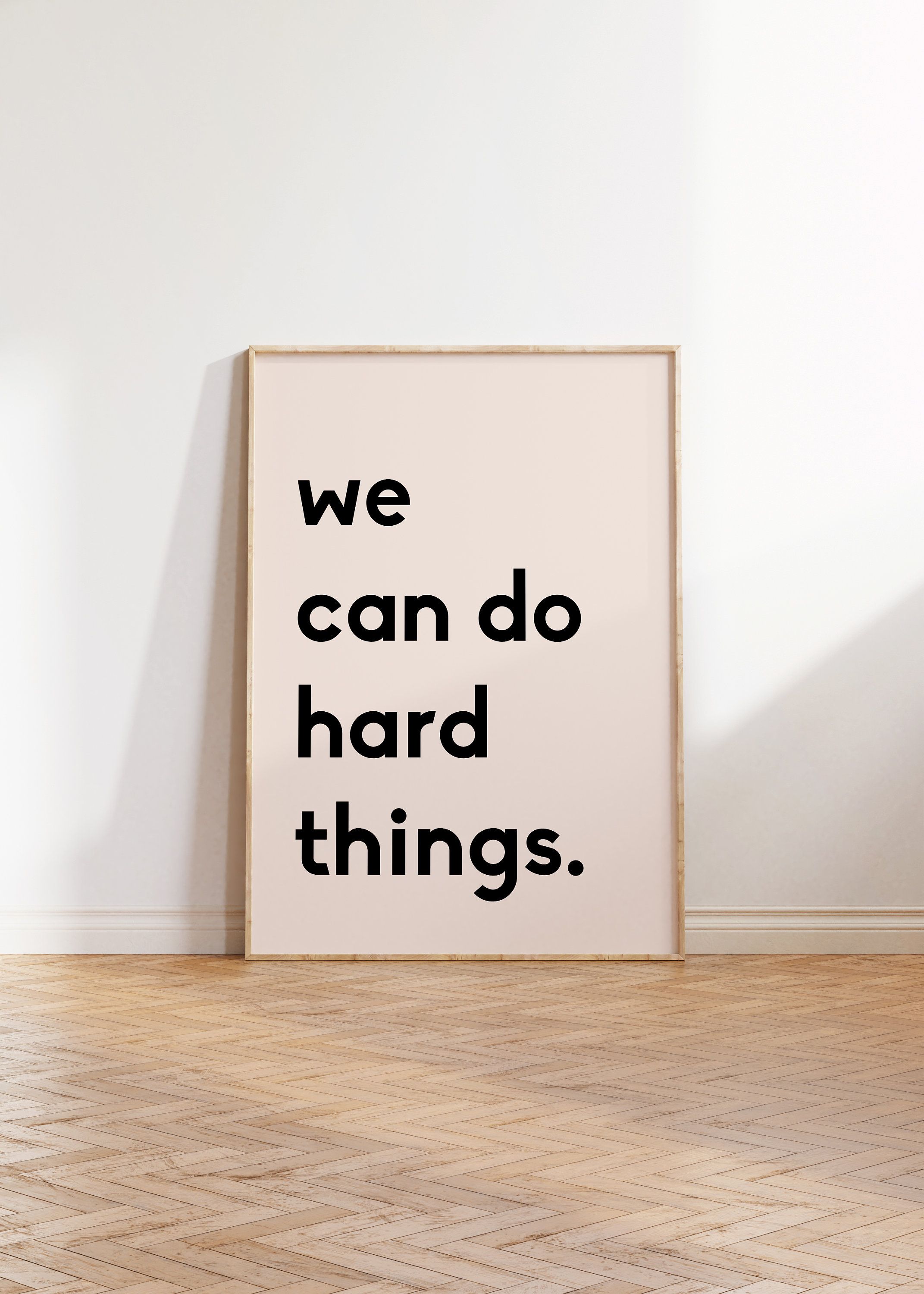 Framed Inspirational Quote Poster