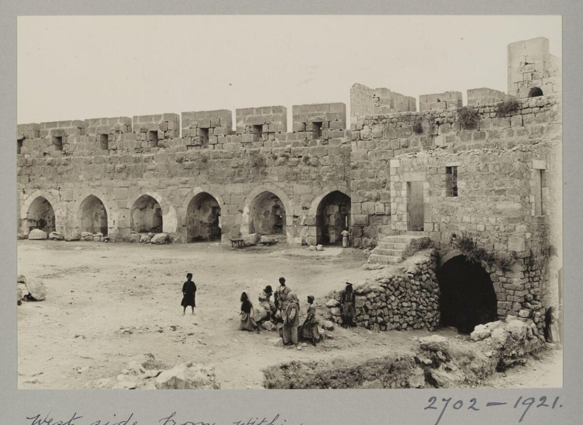 1921 Ancient Fortress Inner Courtyard