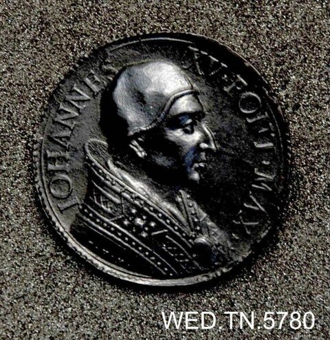 Ancient Johannes Portrait Commemorative Medal