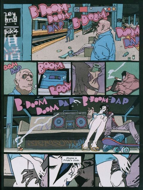 Subway Station Comic Page