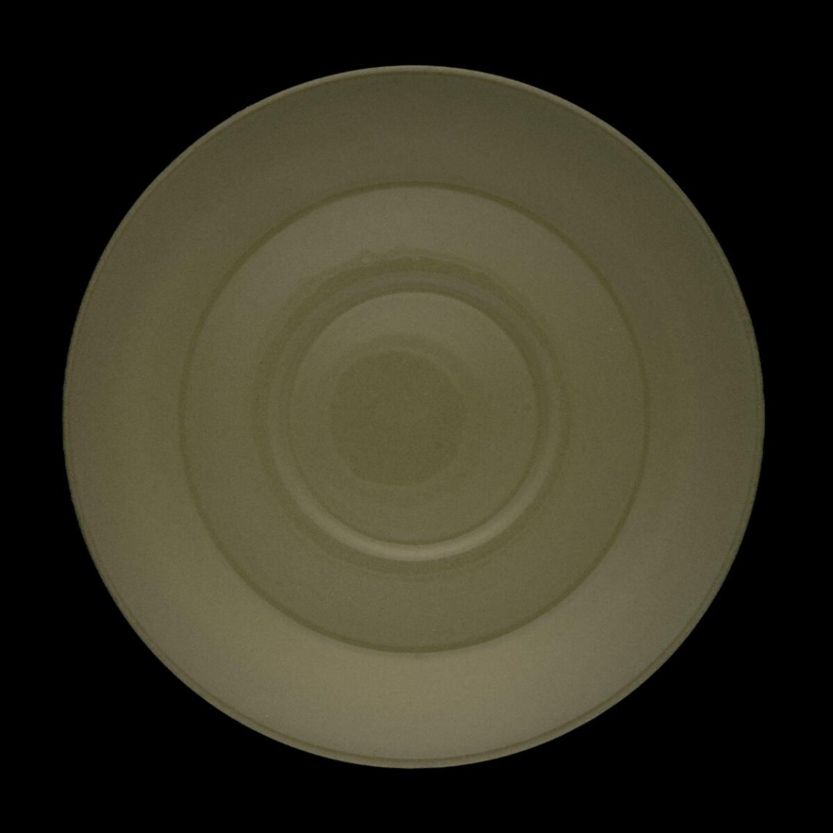 Plain Beige Ceramic Plate