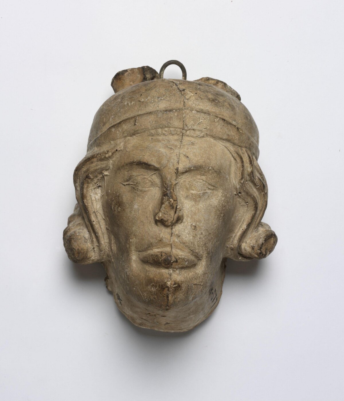 Ancient Carved Stone Head Relic