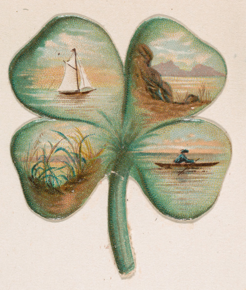 Four-leaf Clover With Mini Landscapes