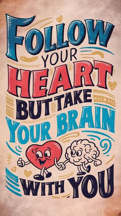Follow Your Heart Motivational Quote