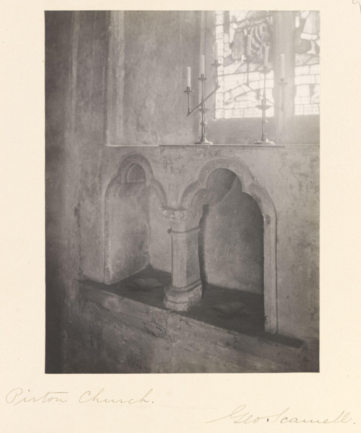 Pirton Church Interior Niche