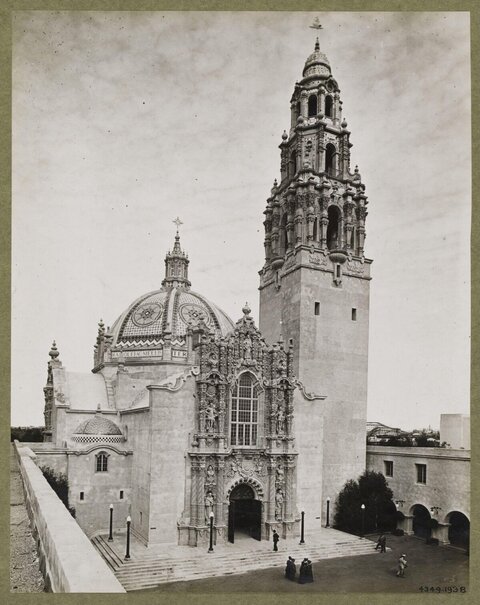 Vintage Photo of Historic Bell Tower