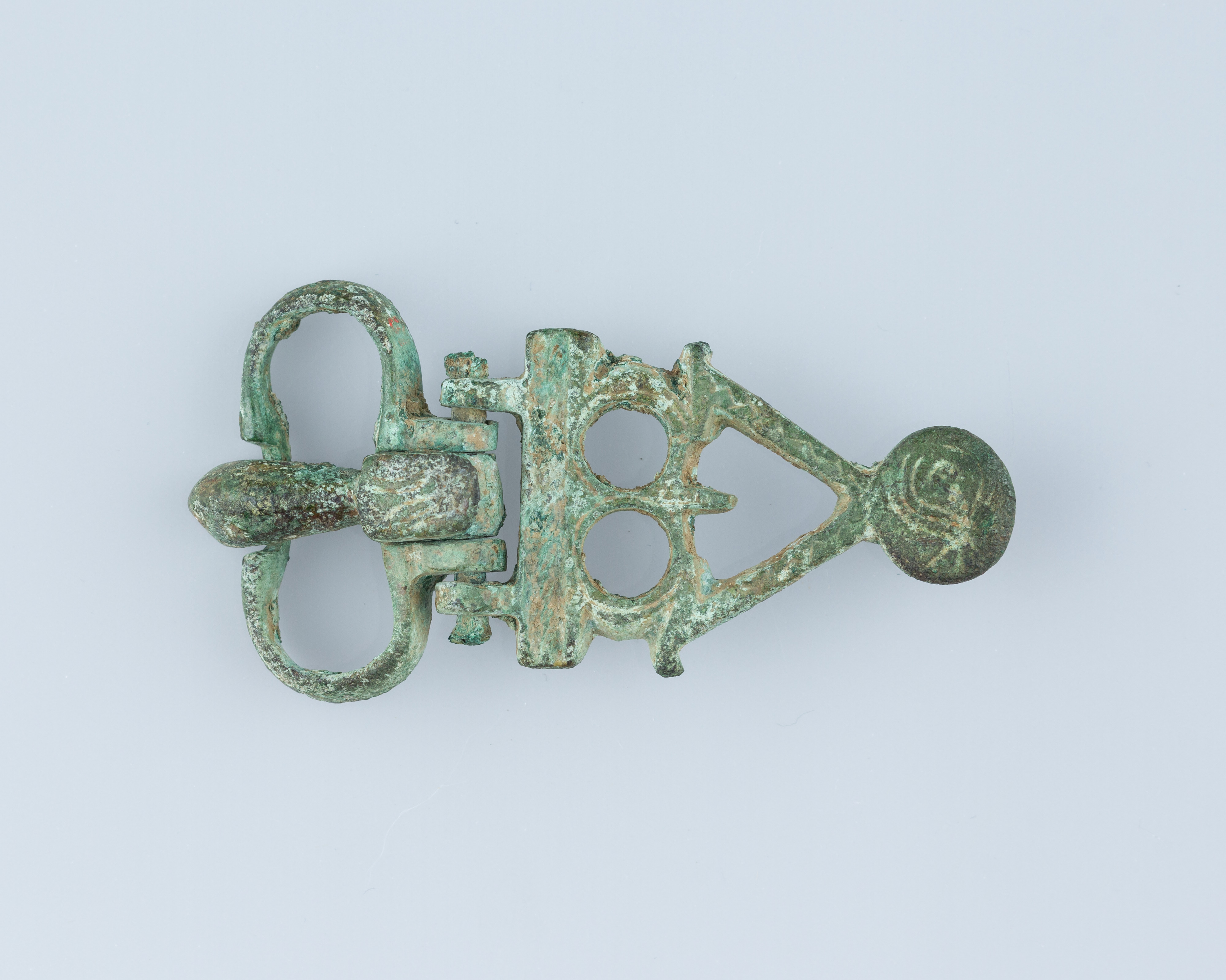 Ancient Bronze Belt Buckle