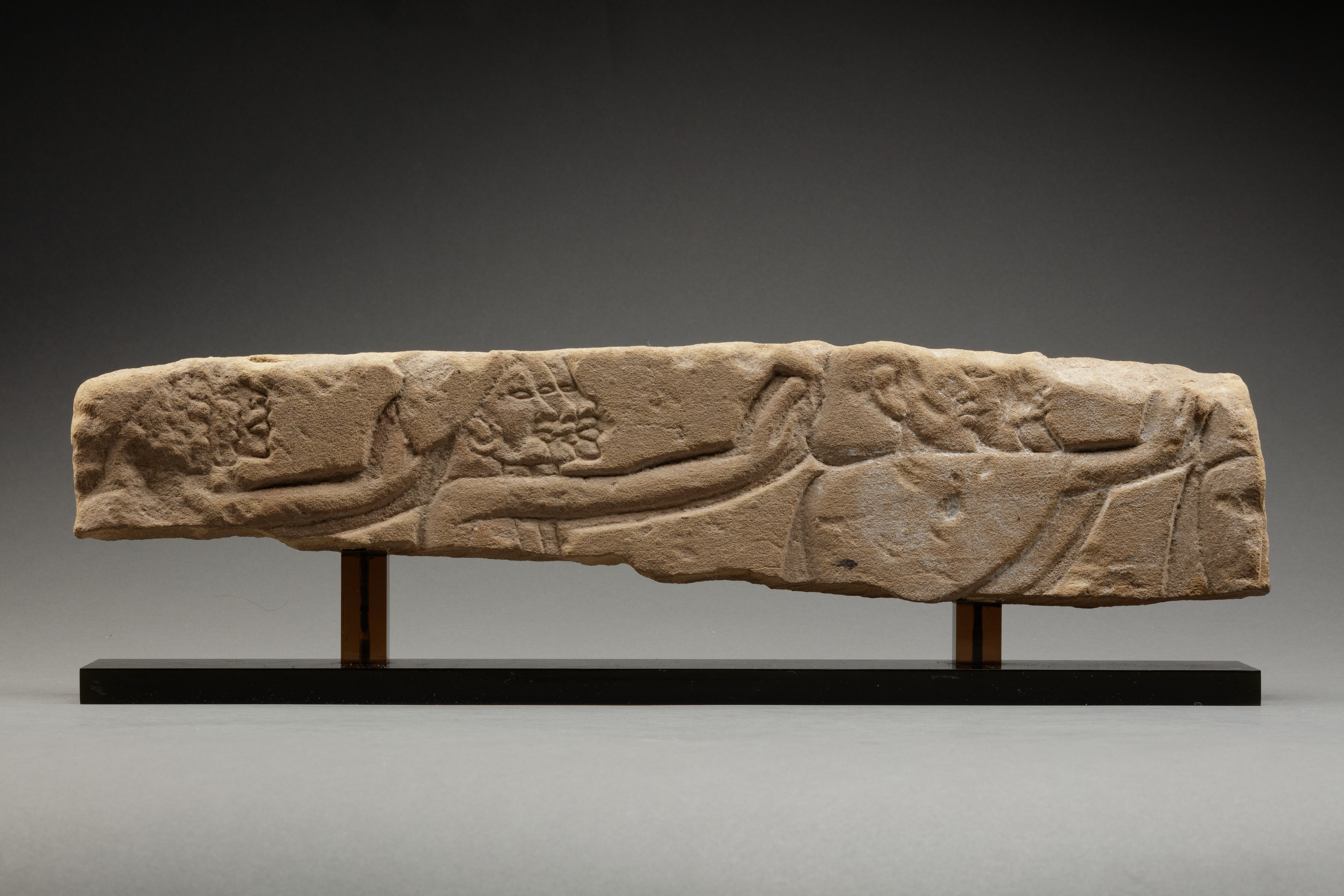 Ancient Carved Stone Relief Fragment