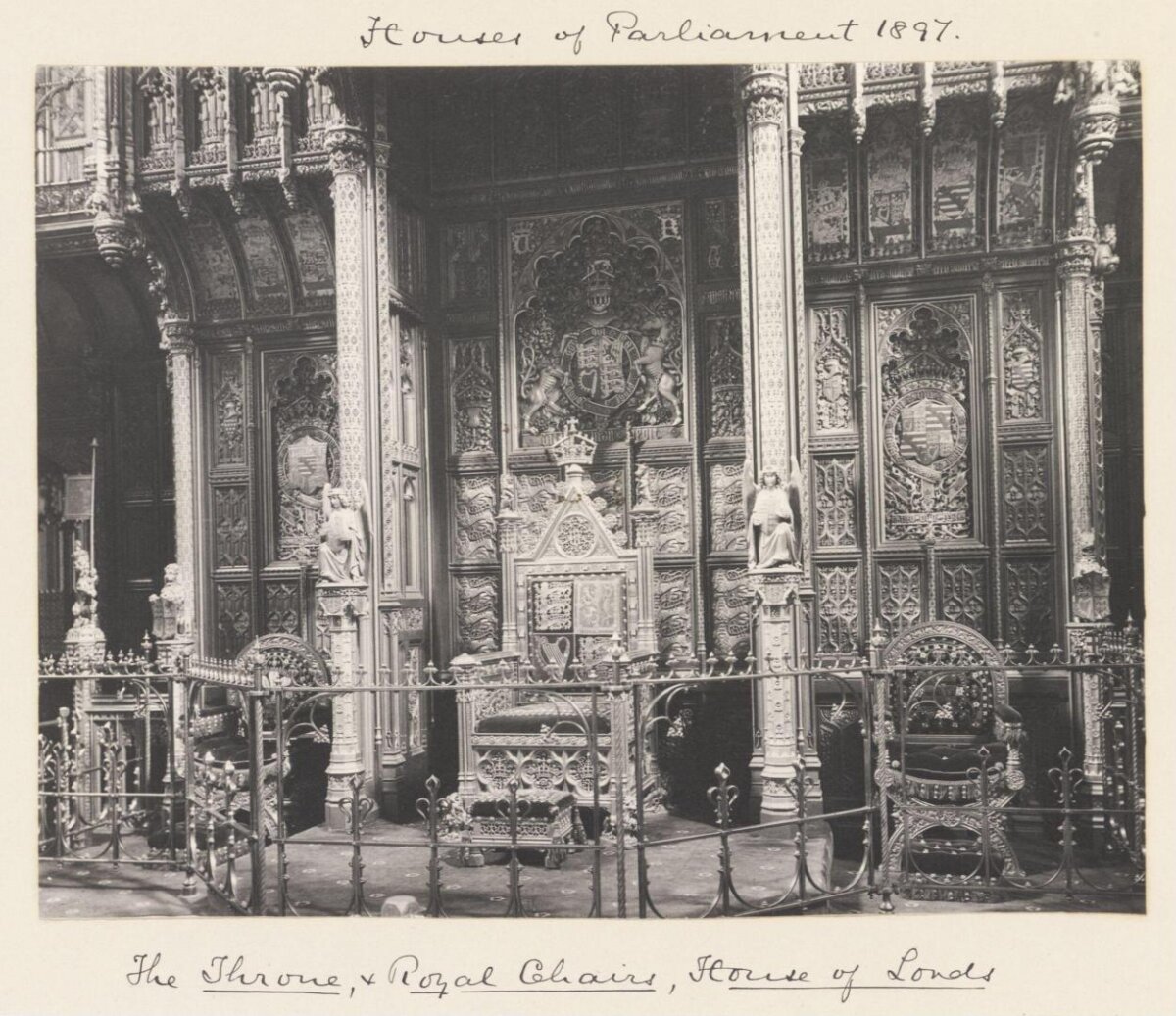 1897 House of Lords Throne