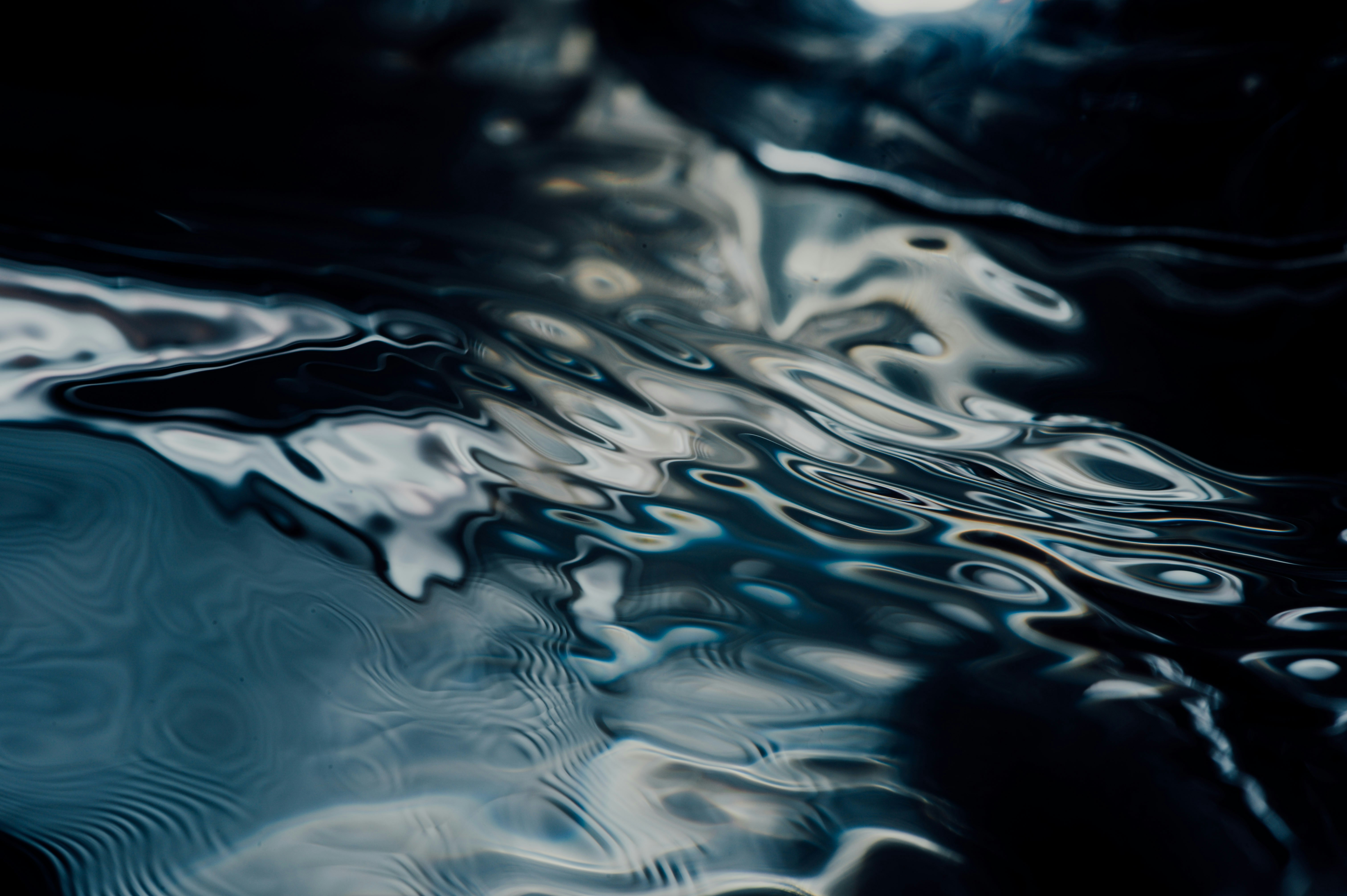 Dark Water Surface Ripples