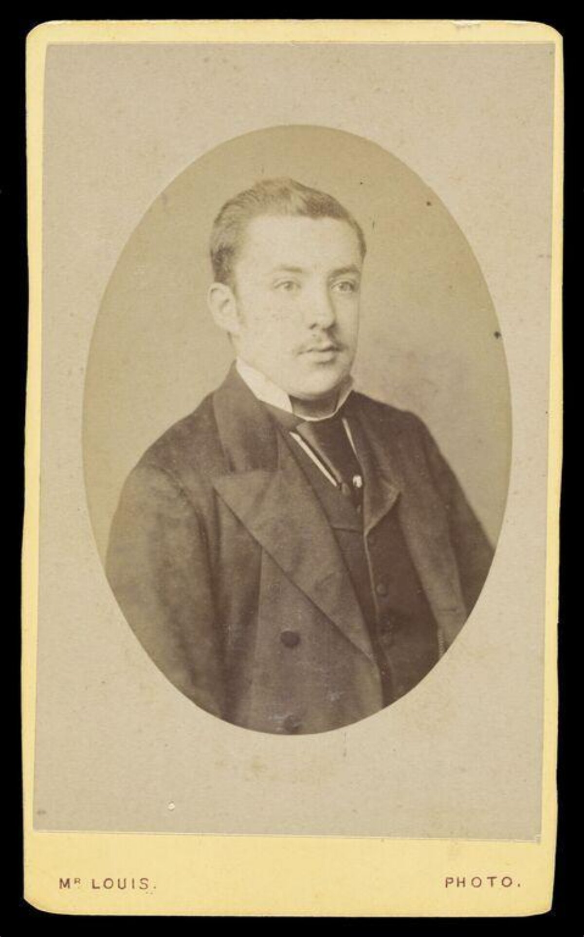 Vintage Portrait of 19th Century Gentleman