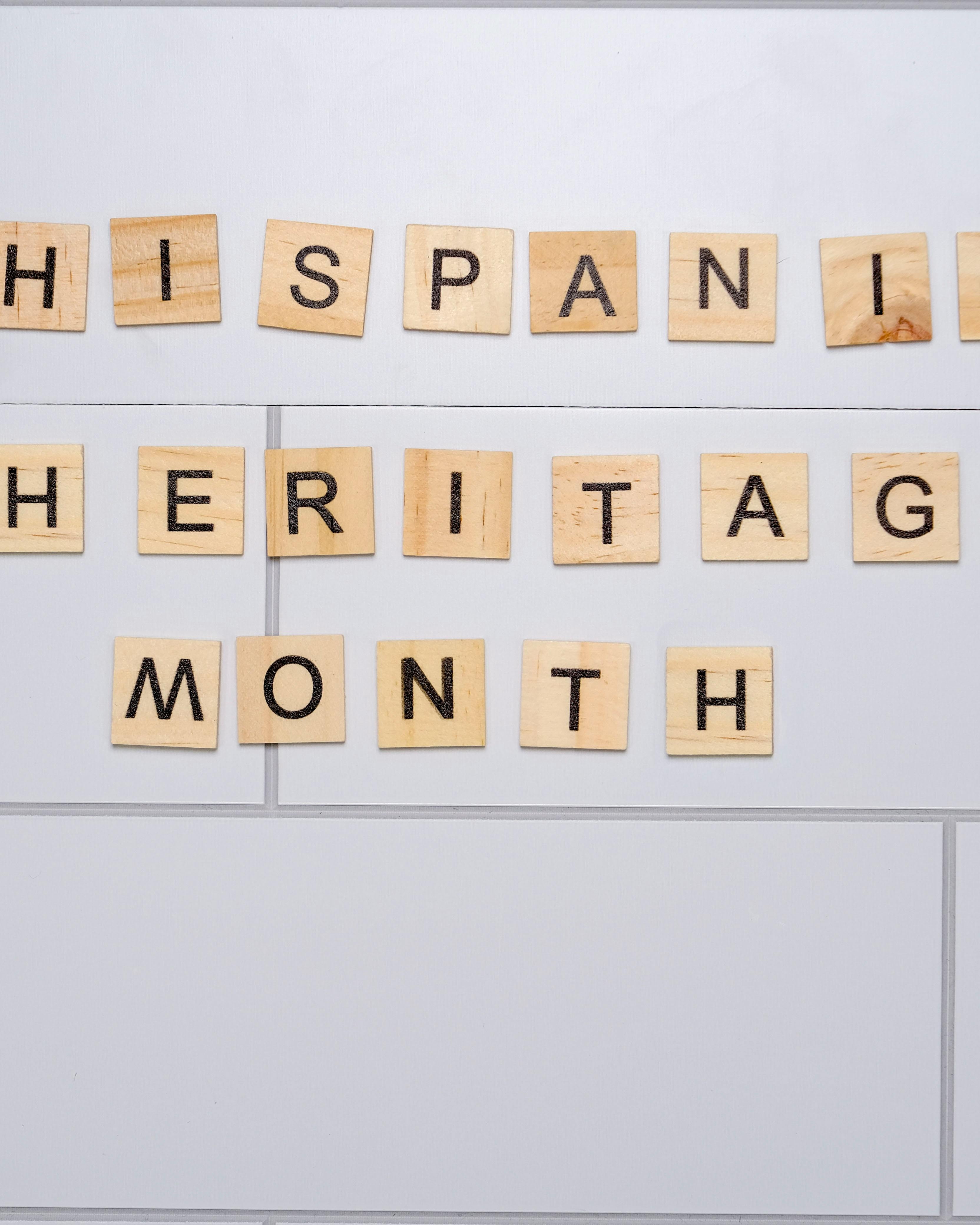 Hispanic Heritage Month Letter Tiles