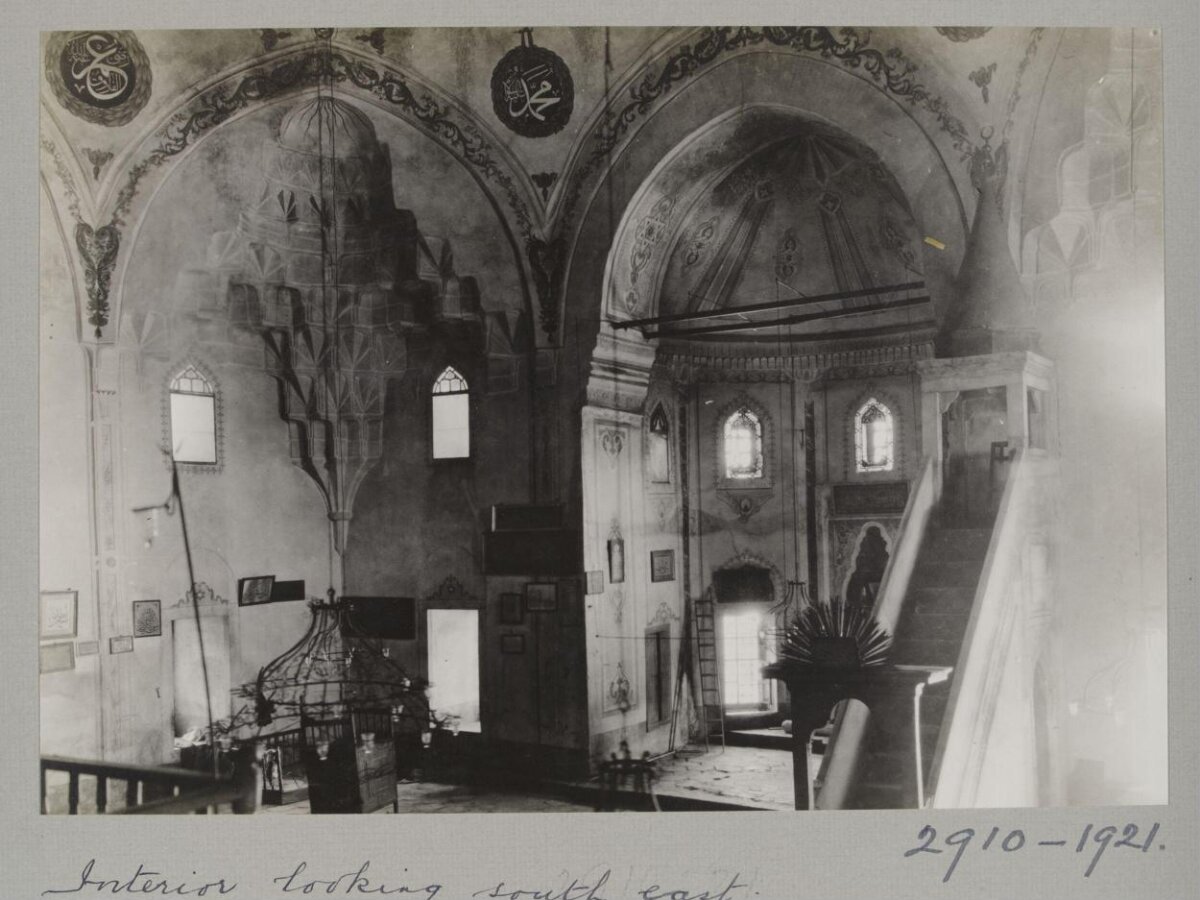 1921 Mosque Interior Southeast View