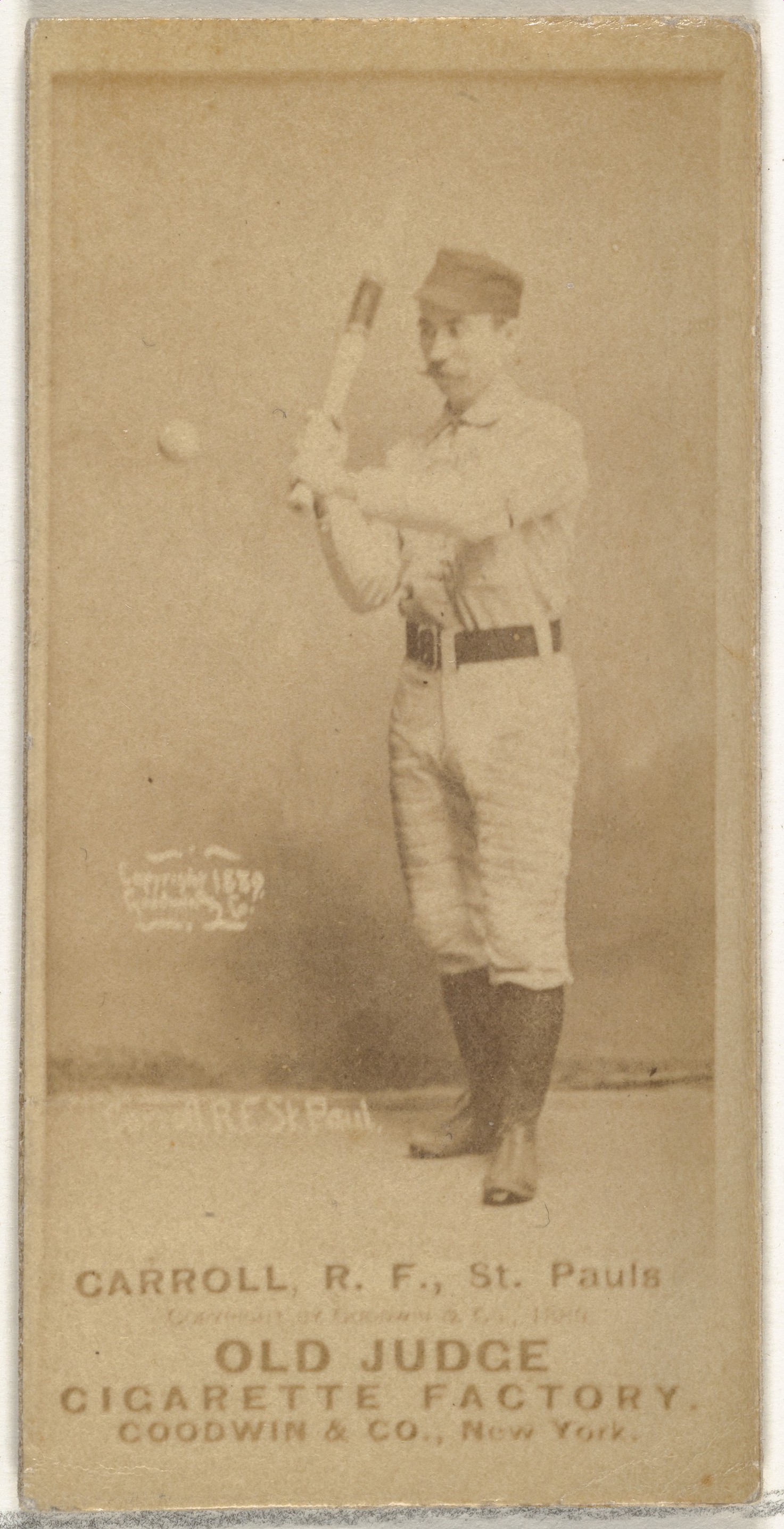 Old Judge Vintage Baseball Cigarette Card