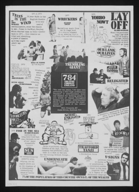 7:84 Theatre Company Play Poster