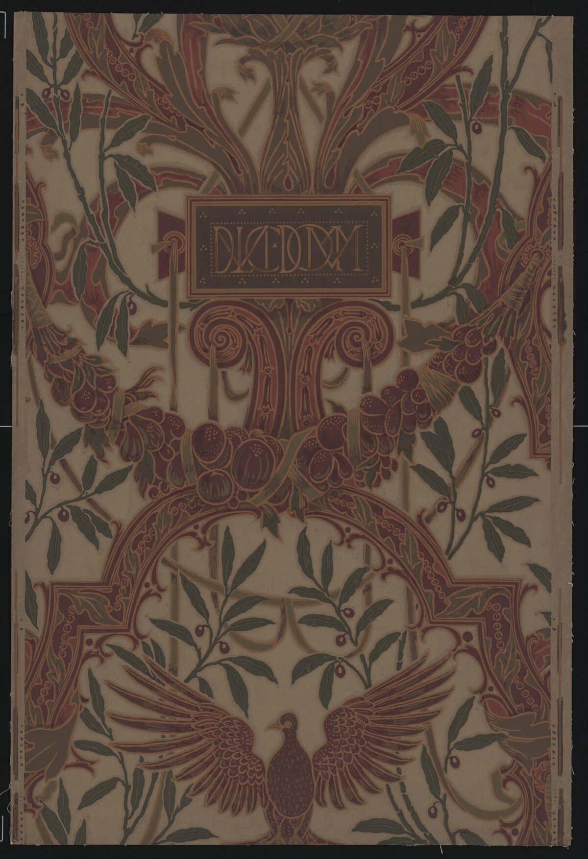 Art Nouveau Book Cover Design