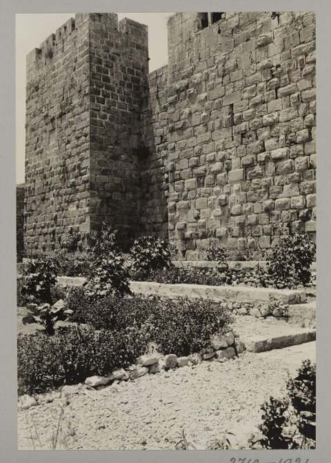 Ancient Stone City Wall and Tower