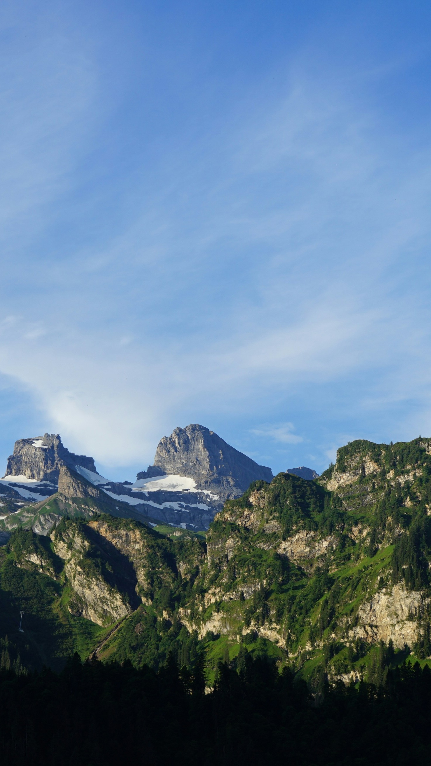 Snow Capped Mountain Landscape