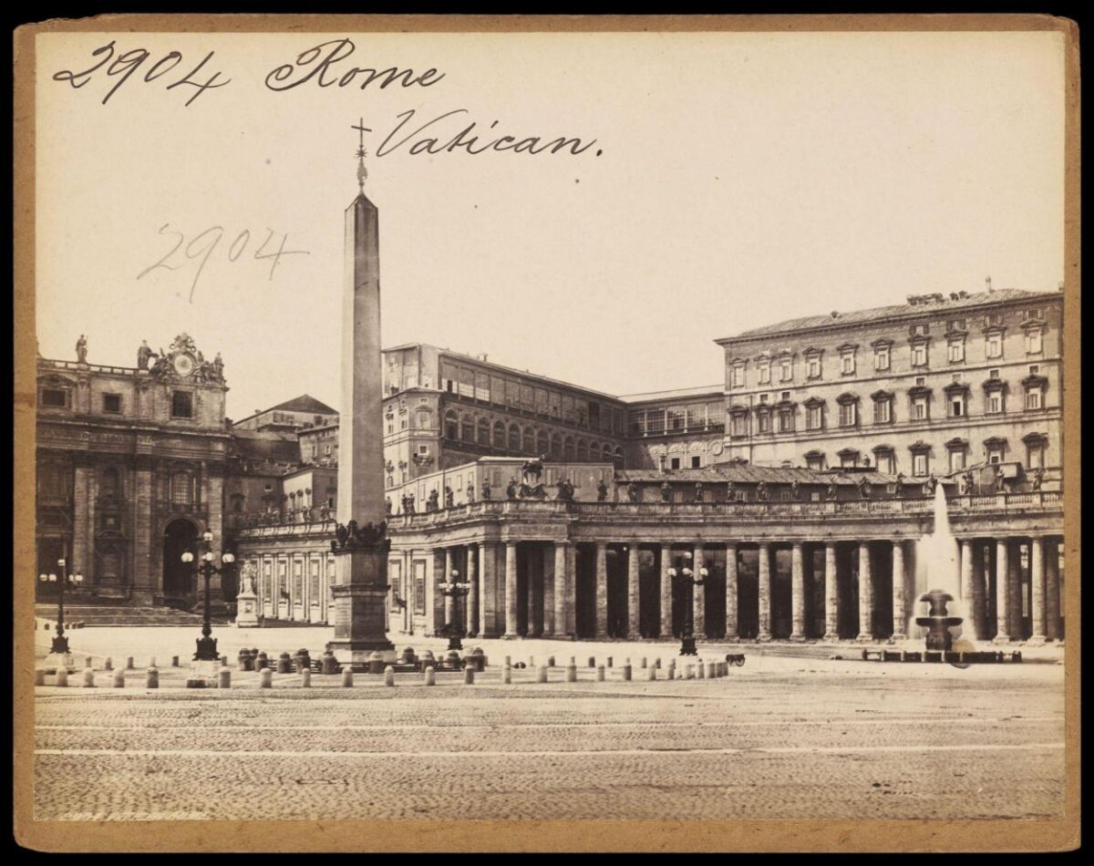 1904 Vatican St. Peter's Square