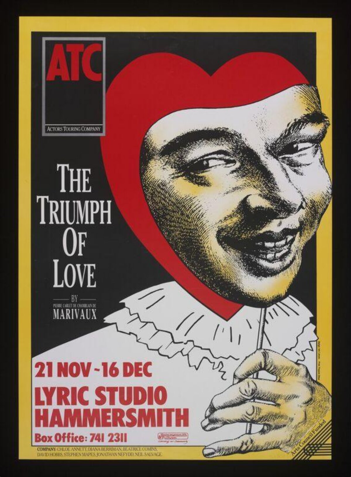 The Triumph Of Love Theatre Poster