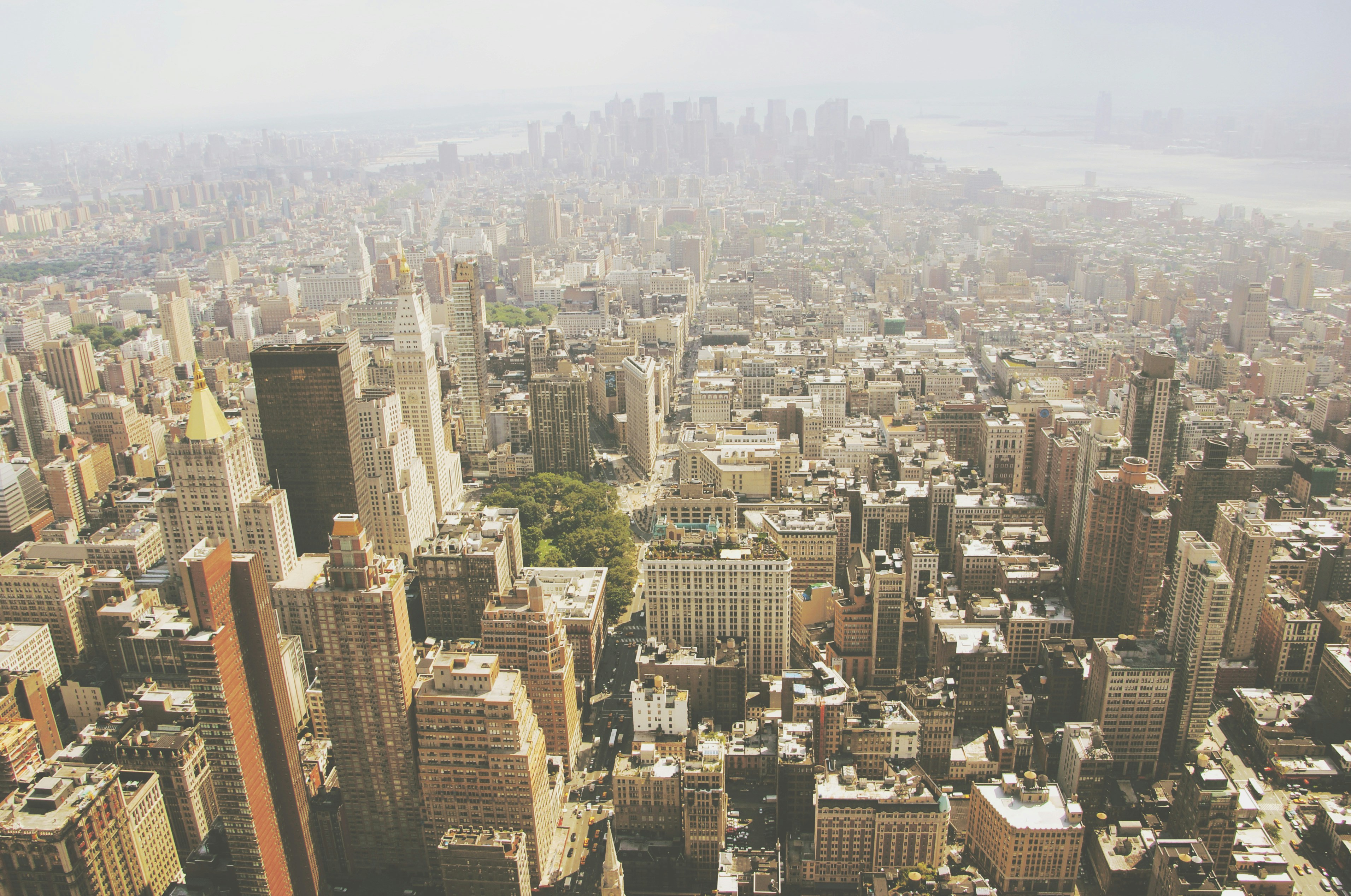 Aerial View of New York City