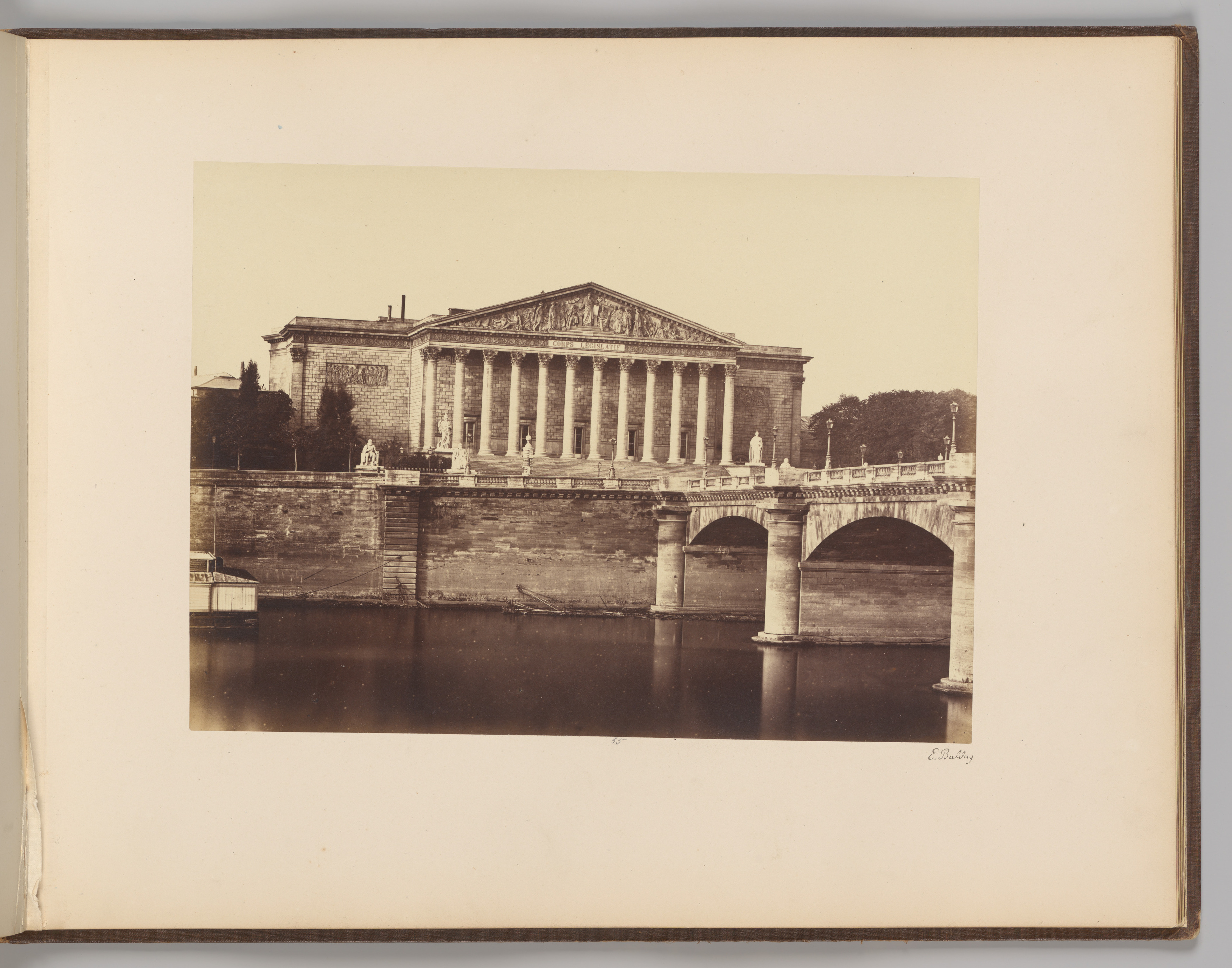 Palais Bourbon Beside Seine River