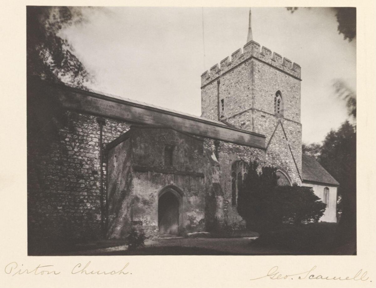 Vintage Photo of Pirton Church
