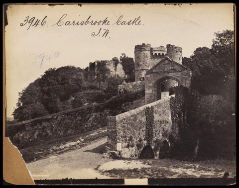 Vintage Photo of Carisbrooke Castle