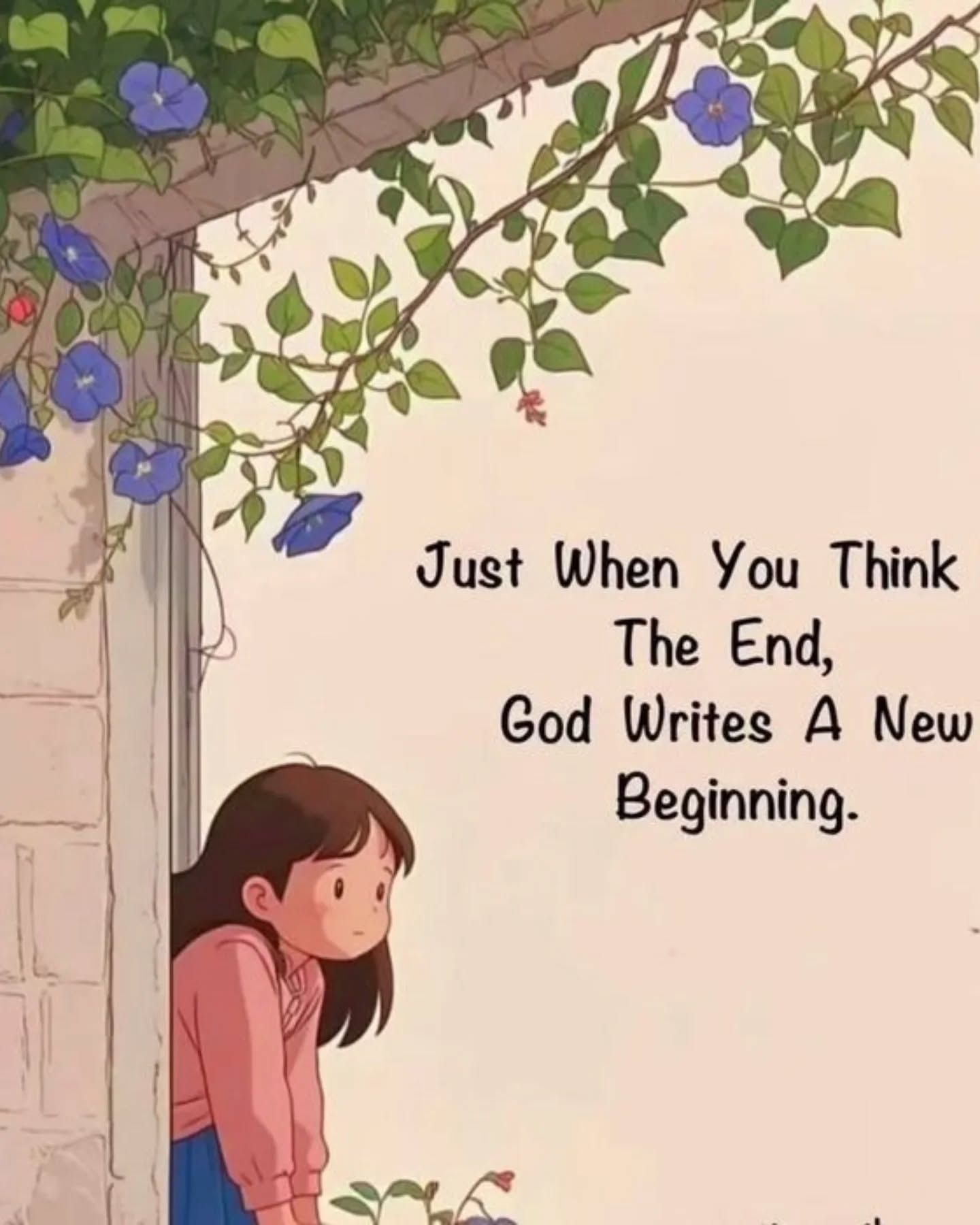 Inspirational New Beginning Quote Art