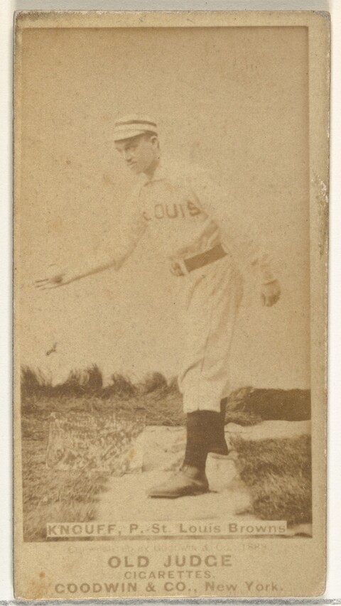 Vintage St. Louis Browns Baseball Card