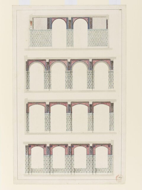 Four Arcade Architectural Design Drawings
