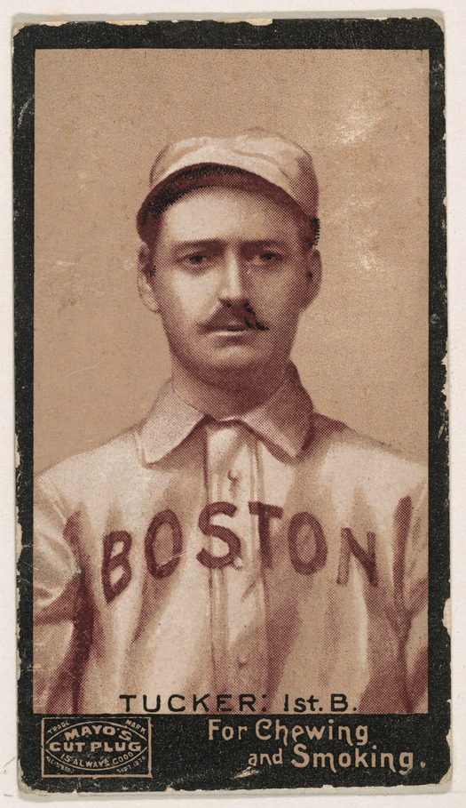 Vintage Boston Baseball Player Tobacco Card