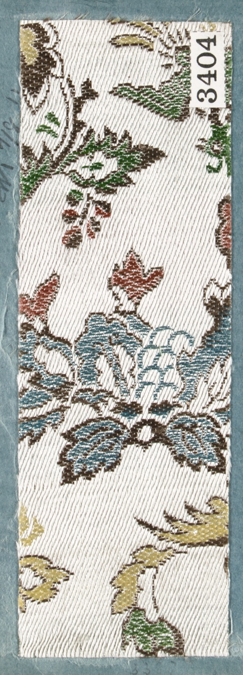 Vintage Floral Pattern Fabric Swatch