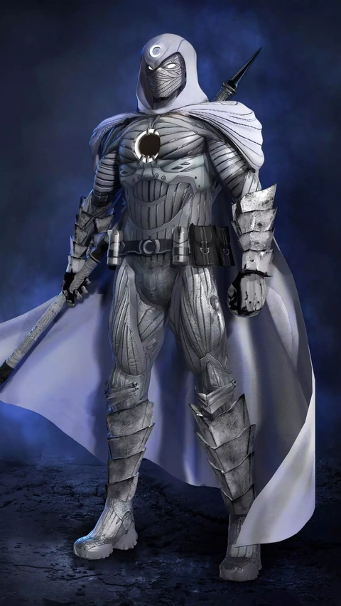 Armored Moon Knight Concept Art