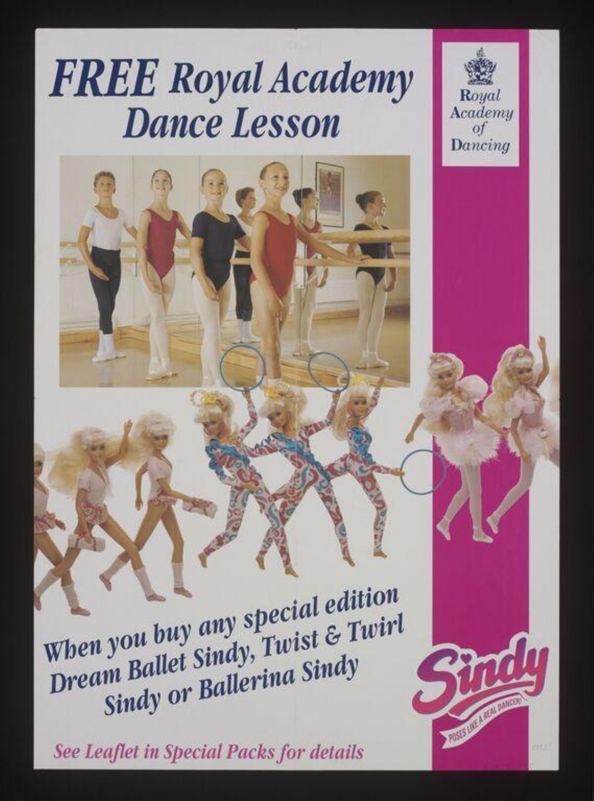 Sindy Ballet Doll Promotion Ad