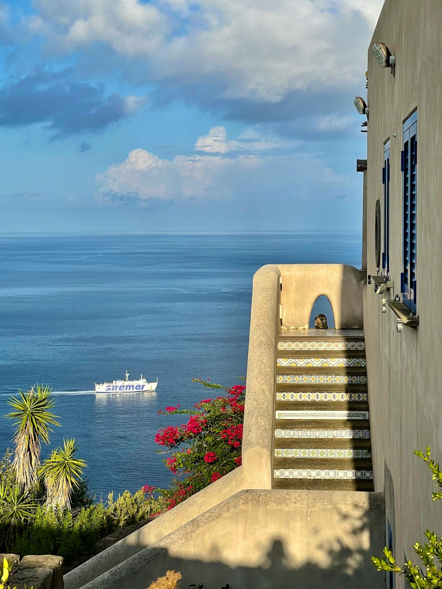 Seaside Staircase with Ocean View — Encyclopedia