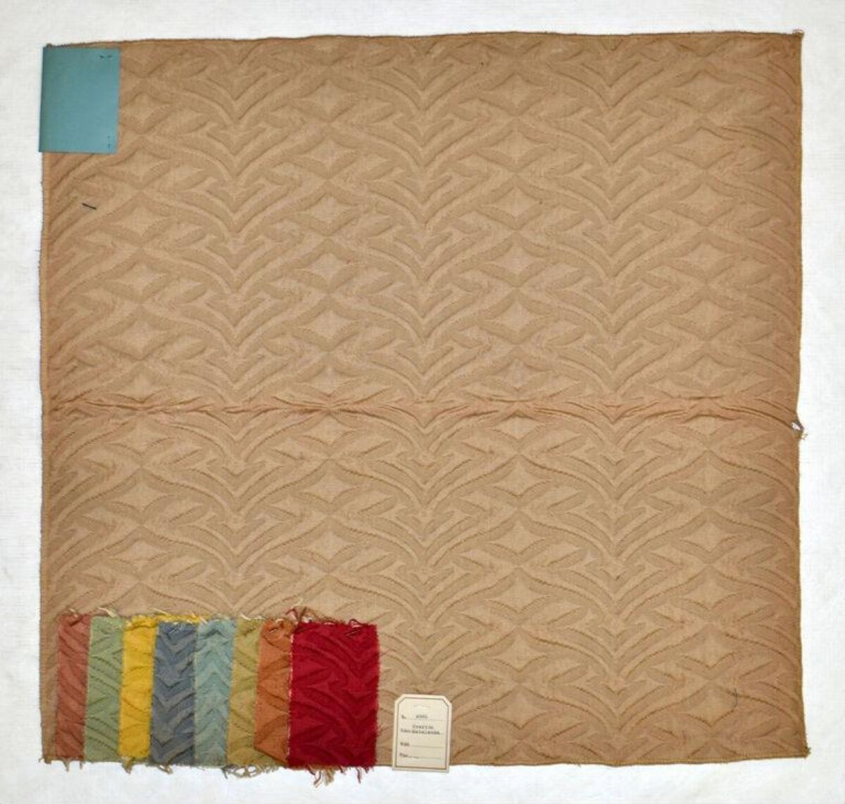 Vintage Fabric Sample Board