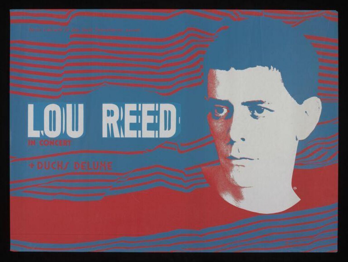 Lou Reed Concert Poster