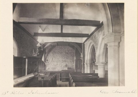 Interior of St Giles Church Ickenham