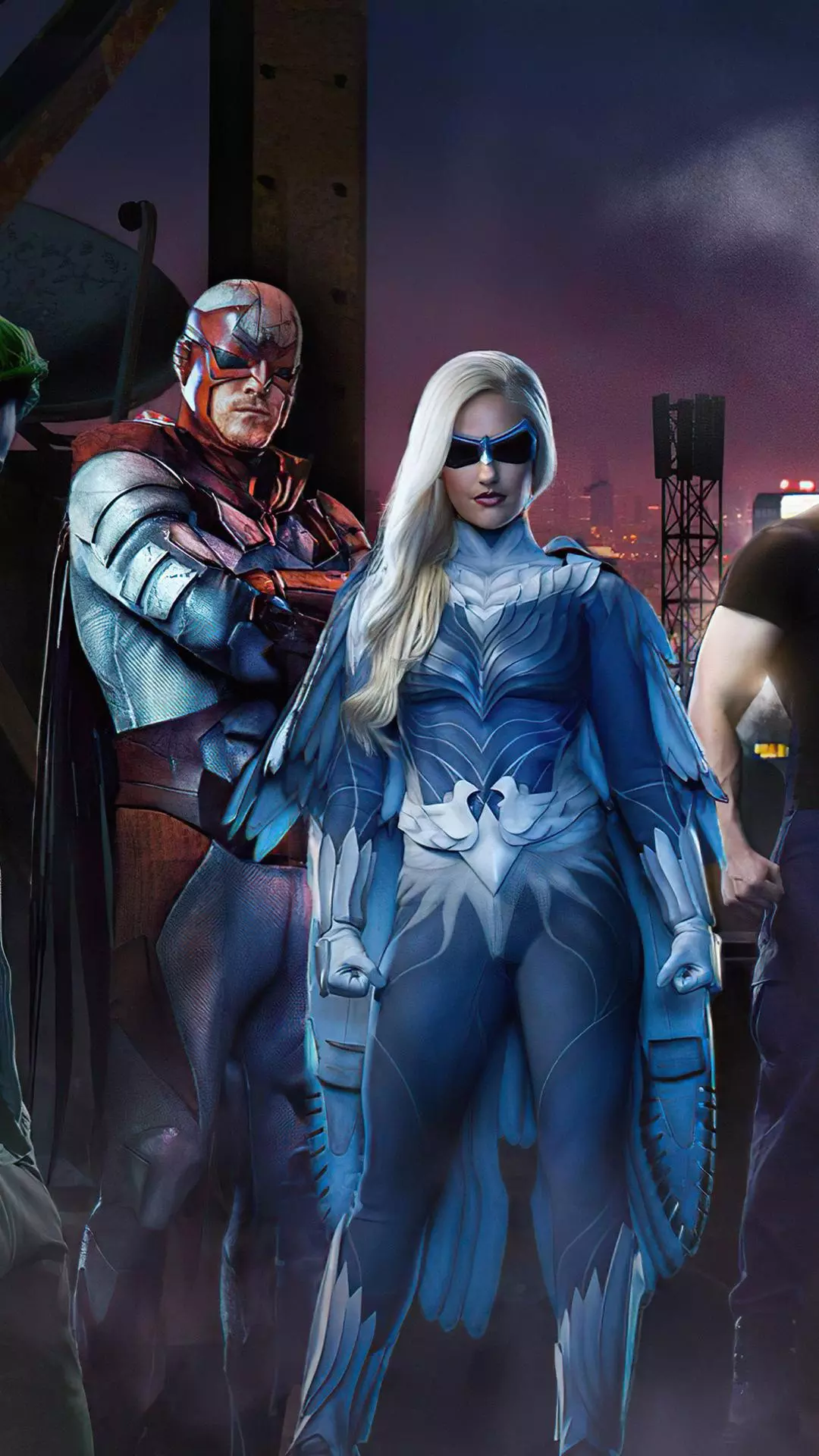 Two Superheroes In Night City
