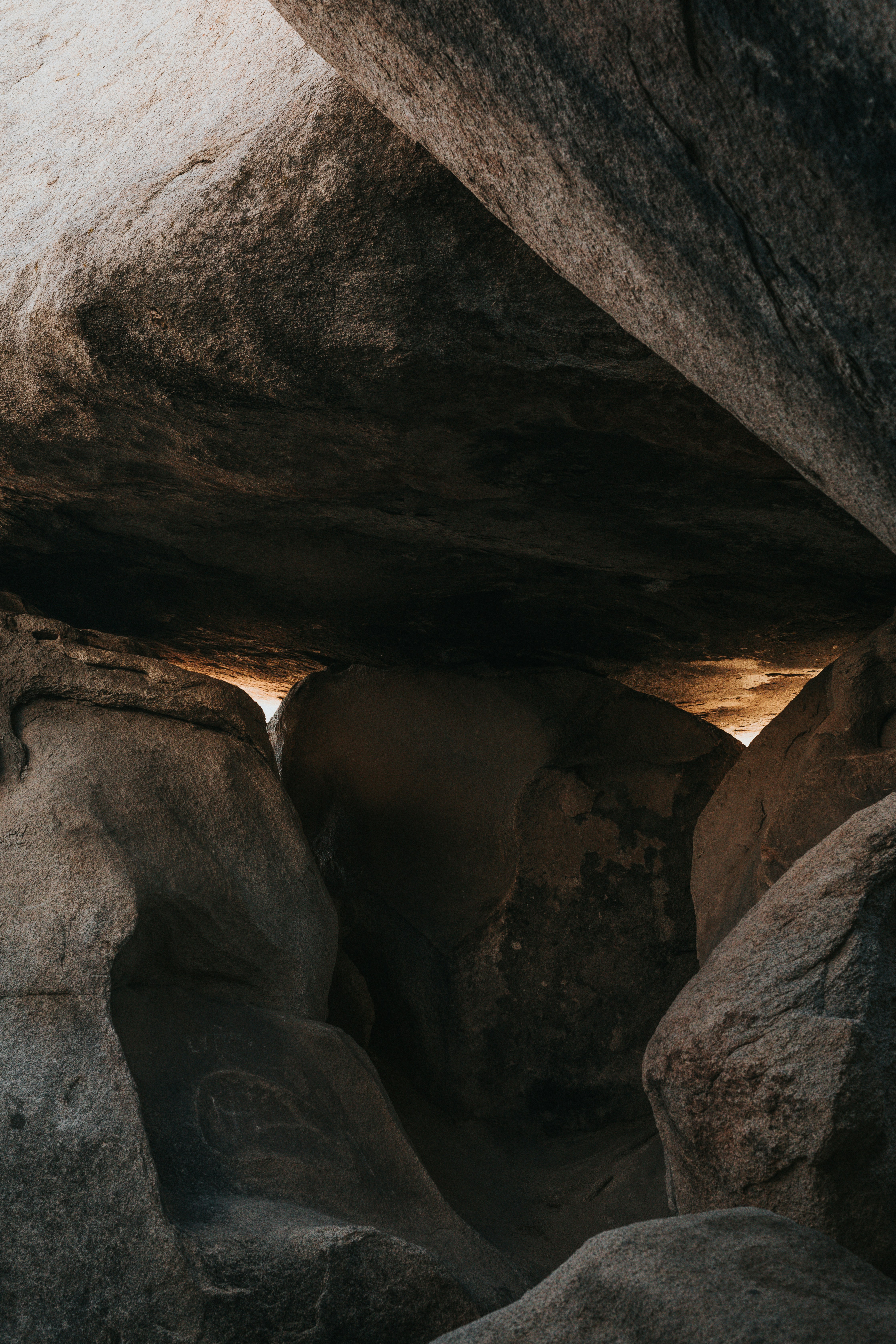Cave Gap Between Large Boulders