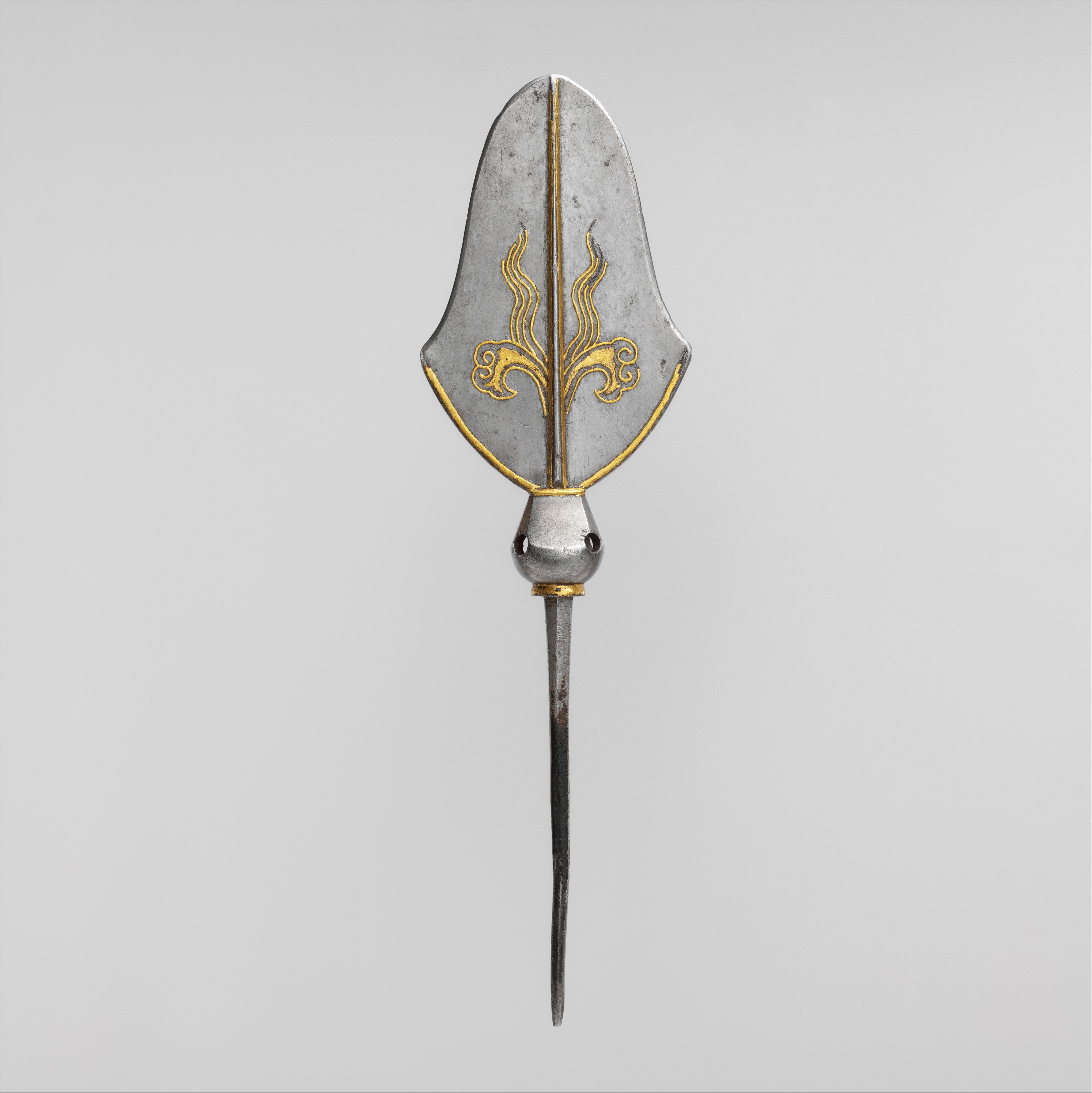 Gilded Steel Historical Arrowhead