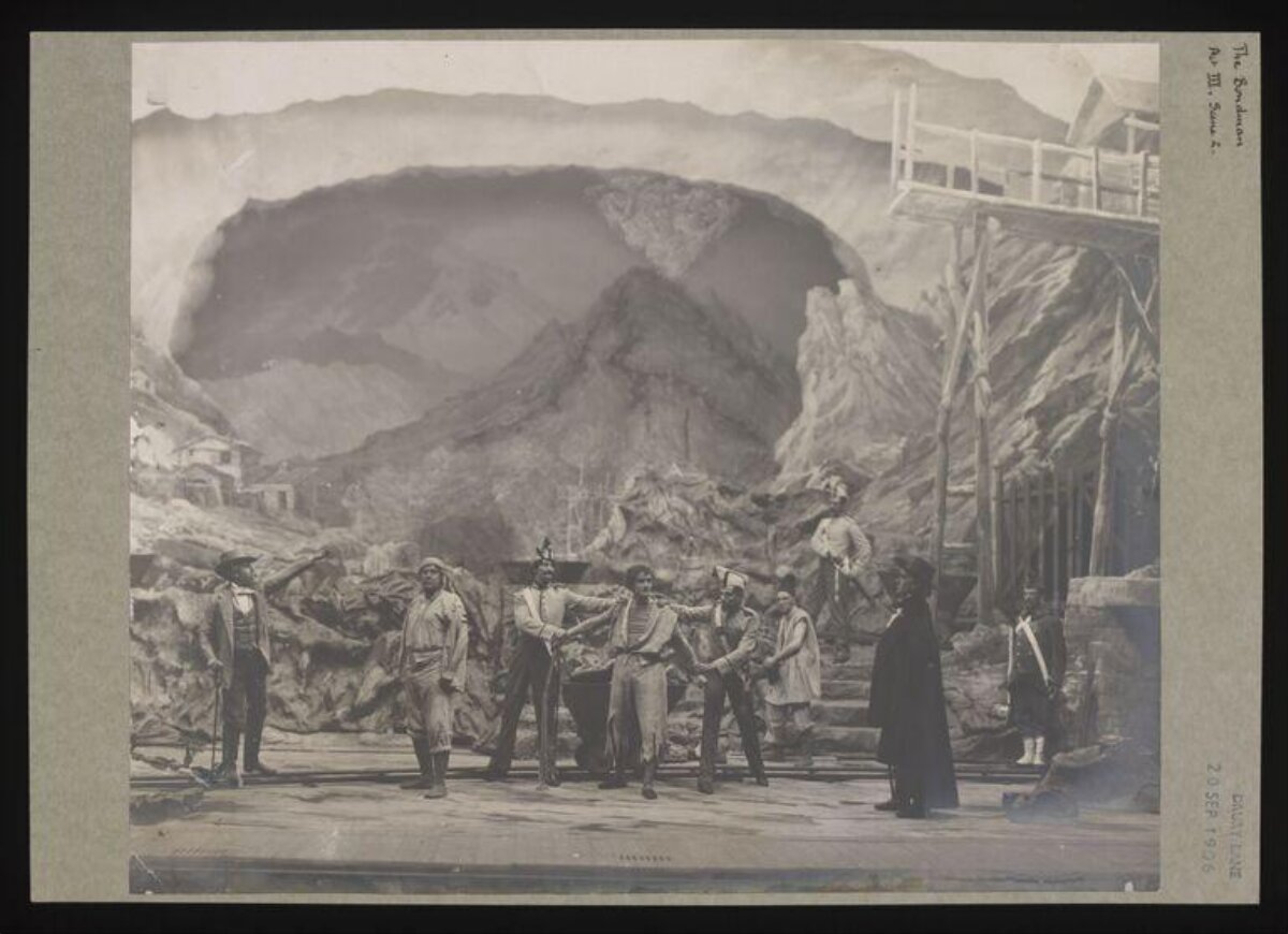 1906 The Bandman Stage Scene