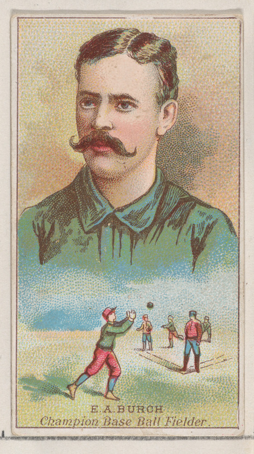 Vintage E.A. Burch Baseball Card